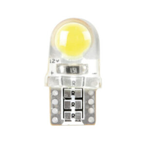 12V Led series –  6 Led COB – (T10) – W2,1×9,5d – 2 pz  – Scatola – Bianco