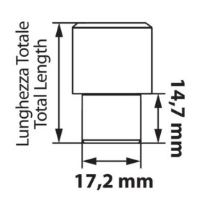 Dadi piatti, kit 4 pz – Ultra High Security – J030