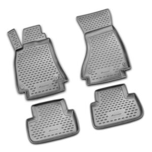 Set tappeti su misura in TPE –  Audi A4 4p (11/07>10/15) – no ponte –  Audi A4 Avant (05/08>10/15)